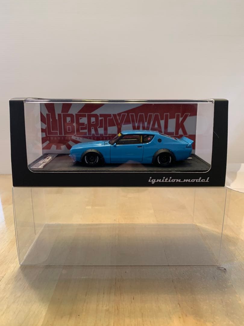 イグニッションモデル　1/43 限定 LB-WORKS ケンメリ ブルー IG0720 1/43 LB-WORKS Kenmeri 2Dr Blue | LINE UP | ignition model