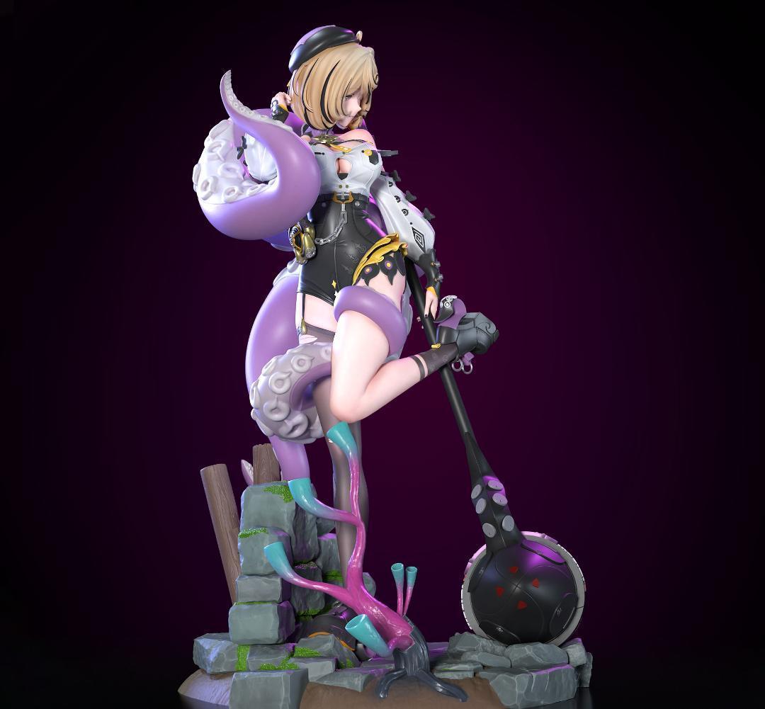 1/7　27ｃｍ　未塗装 未組立　イドリー・マーフィー　ZZZ　ゼンゼロ　怪啖屋