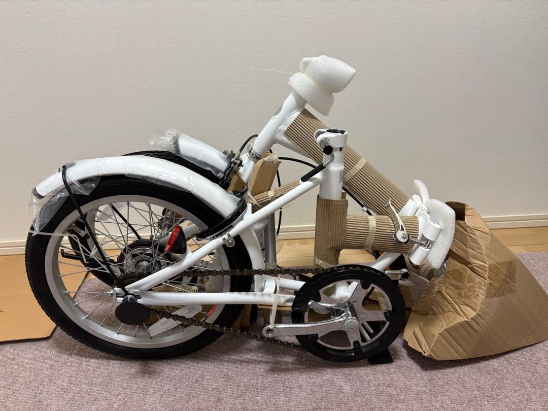 CAPTAIN STAG CS FOLDING BIKE 16インチ ホワイト CAPTAIN STAG（キャプテンスタッグ） 2/27-3/1 ポイント5倍 アルル AL