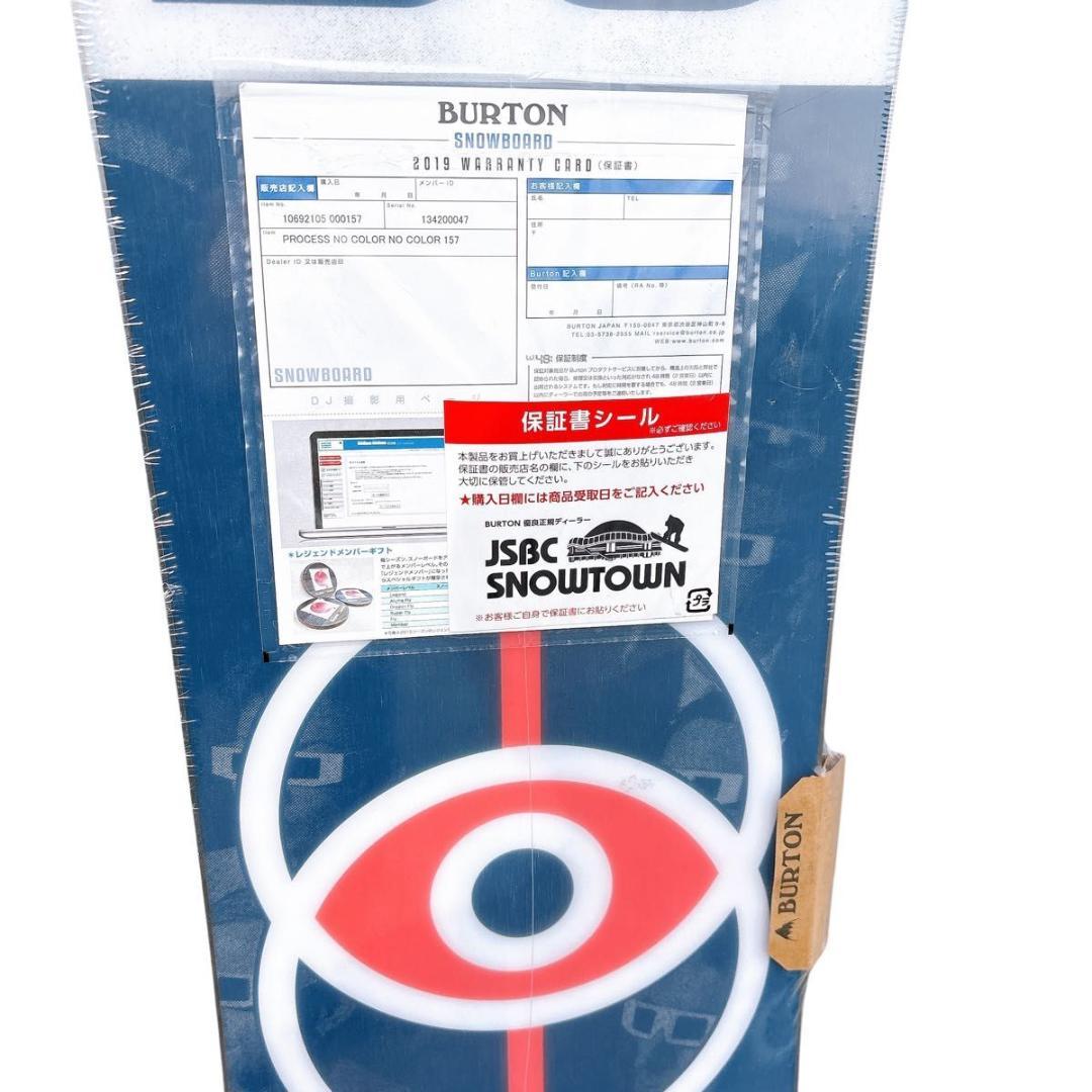 未使用品 BURTON バートン スノボ PROCESS 157 2019 - メルカリ
