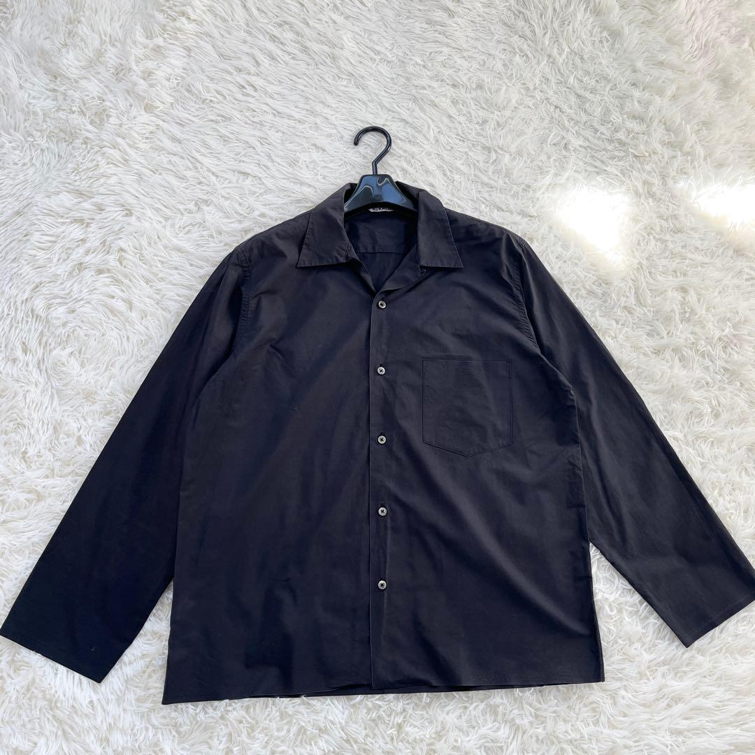 AURALEE オーラリー セルビッジウェザークロスシャツ 黒 サイズ4 AURALEE -SELVEDGE WEATHER CLOTH SHIRTS- | twelve blog
