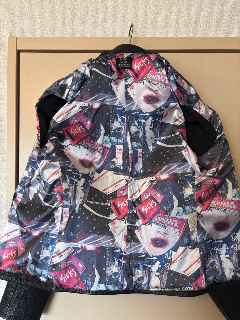 ミリオンダラーオーケストラ ダブルライダース カウレザー ブラック