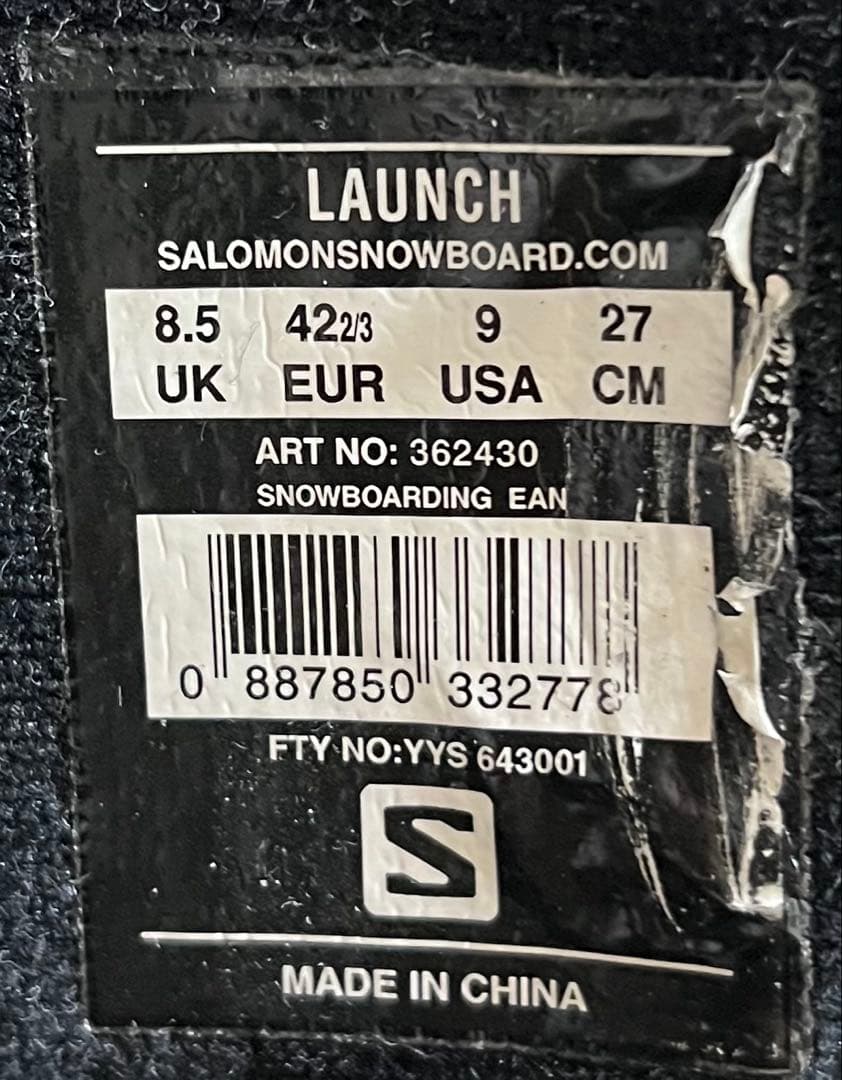 【即日発送】SALOMON サロモン LAUNCH ラーンチ 27.0cm