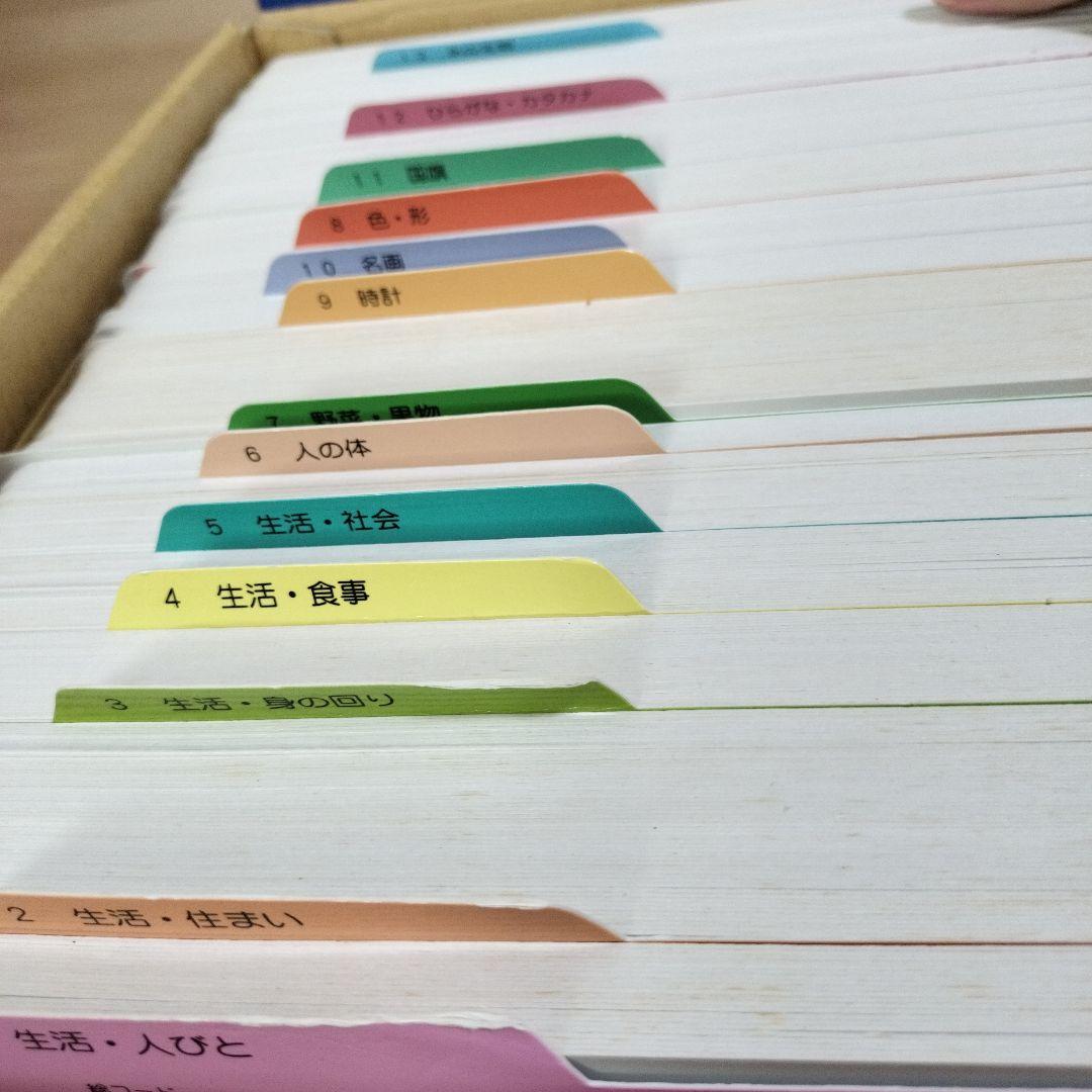 ブックローン アイカード フラッシュカード 幼児教室で使われるカード