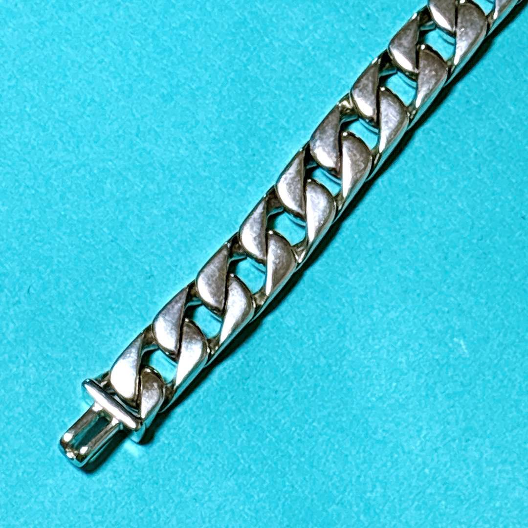 【美品】19.5cm 希少 ティファニー 喜平チェーン ブレスレット SV925