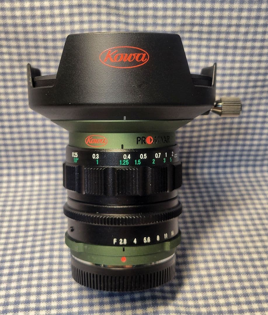 【美品】 Kowa Prominar 8.5mm f2.8 (フィルター付属)