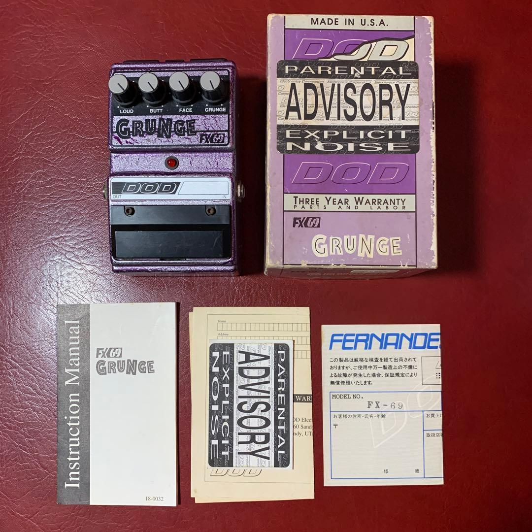 ☆激レア! 極初期☆ カート・コバーン DOD FX69 GRUNGE 2025年最新