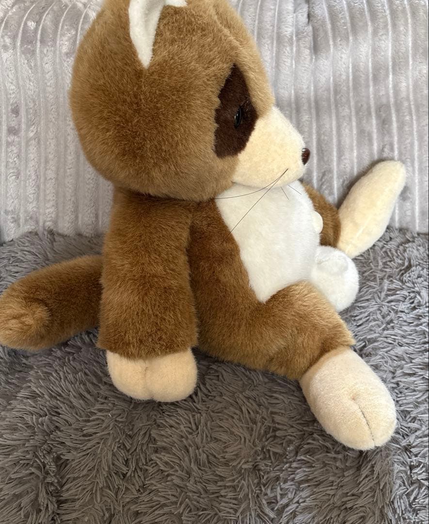 ぬいぐるみの三英　たぬき　BIGぬいぐるみ　レトロ ぽぽたの秘密