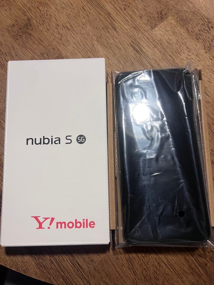 【新品・未使用】nubia S 5G A403ZT ブラックSIMフリー ZTE 新古品 A403ZT nubia S 5G ブラック SIMフリー ワイモバイル