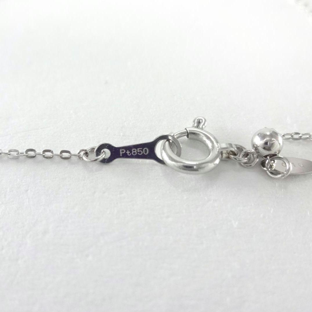 【hiroro様】0.10ct　ダイヤモンド　ステーション　ブレスレットプラチナ