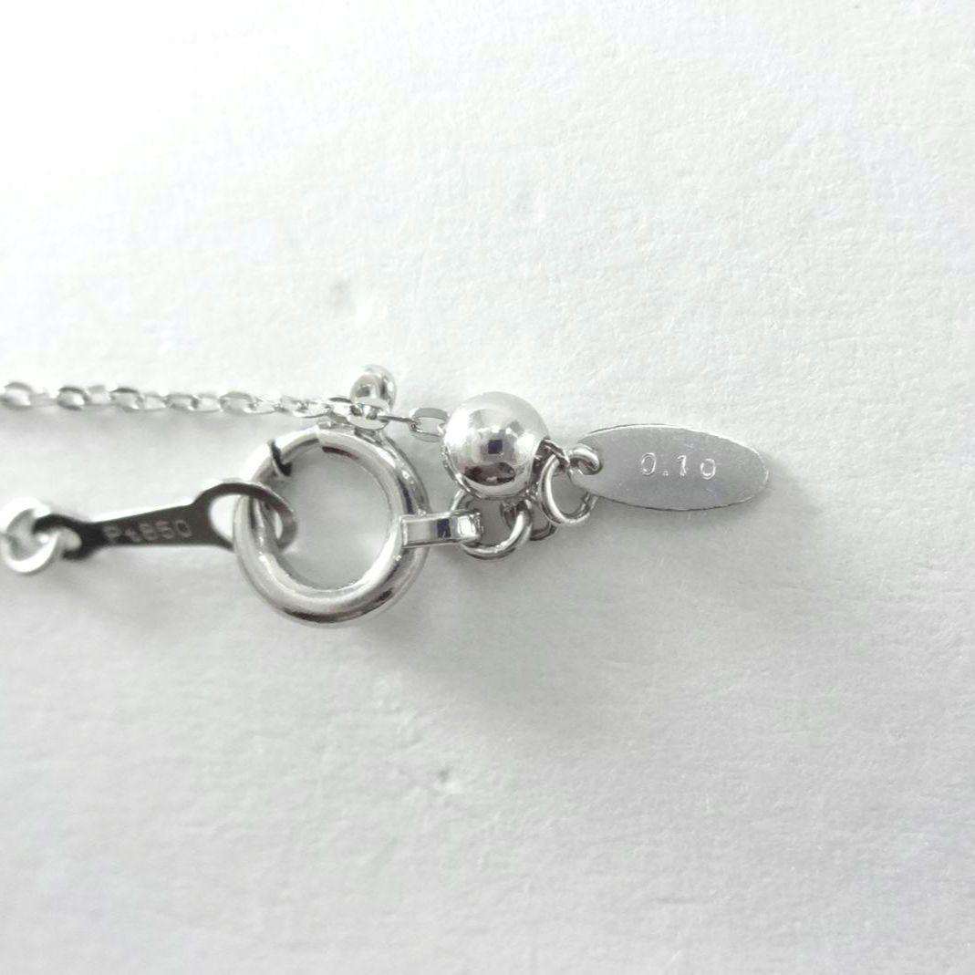 【hiroro様】0.10ct　ダイヤモンド　ステーション　ブレスレットプラチナ
