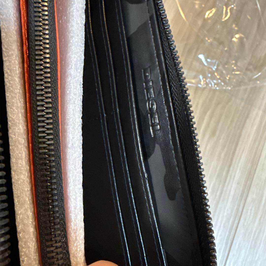 新品】ディーゼル DIESEL 長財布 ラウンドファスナー X06128 黒 - メルカリ