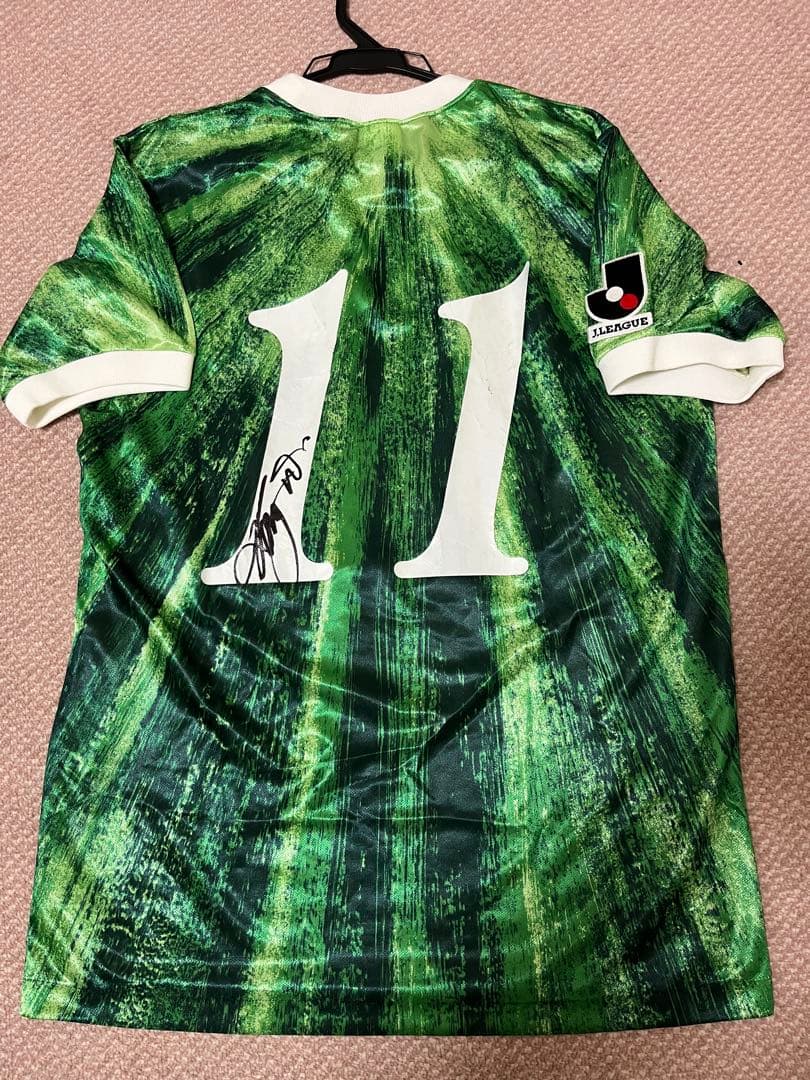 直筆サイン入‼️'93ヴェルディ川崎ユニホーム 三浦知良 キングカズ