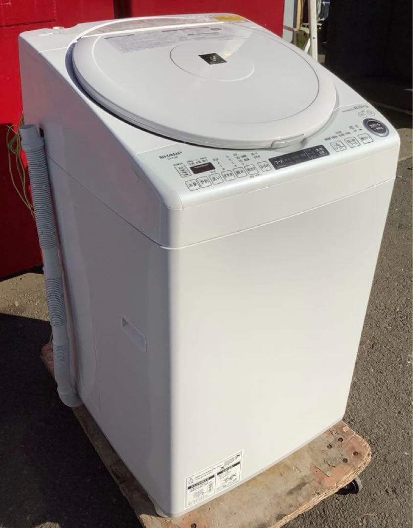 シャープ 8.0kg 洗濯機 ES-TX8F-W 2022年製