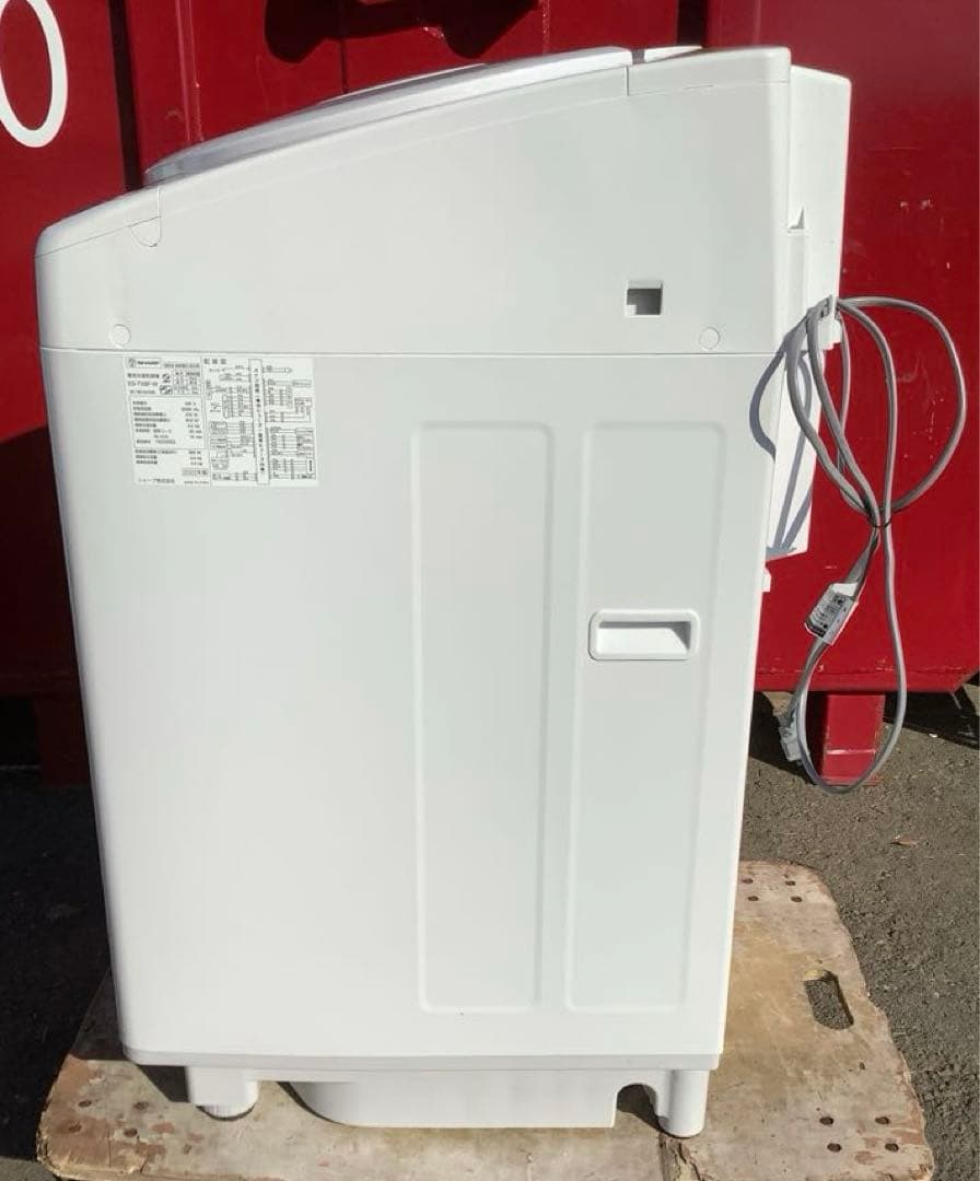 シャープ 8.0kg 洗濯機 ES-TX8F-W 2022年製