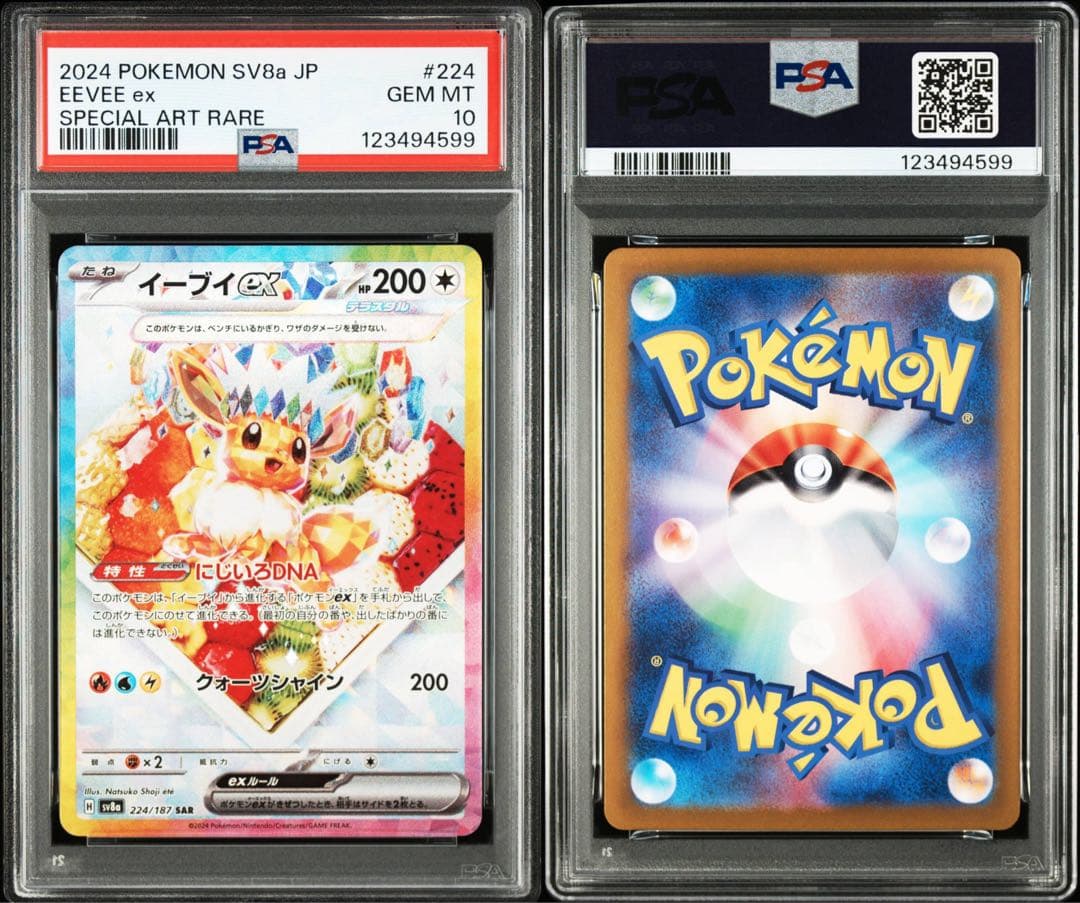 PSA10 ブイズ 10連番 ポケモンカード テラスタルフェスex 進化順