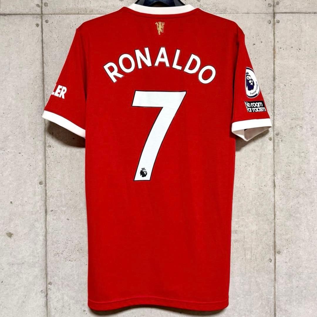 極美品！】21/22 マンチェスター・U ♯7 C・ロナウド【Lサイズ