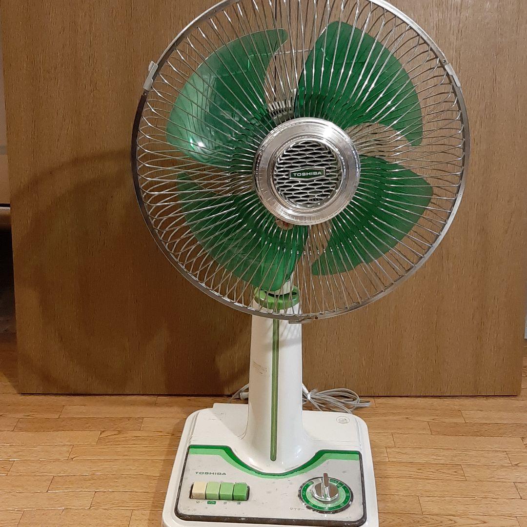 TOSHIBA 扇風機 東芝 昭和レトロ F-222G - メルカリ