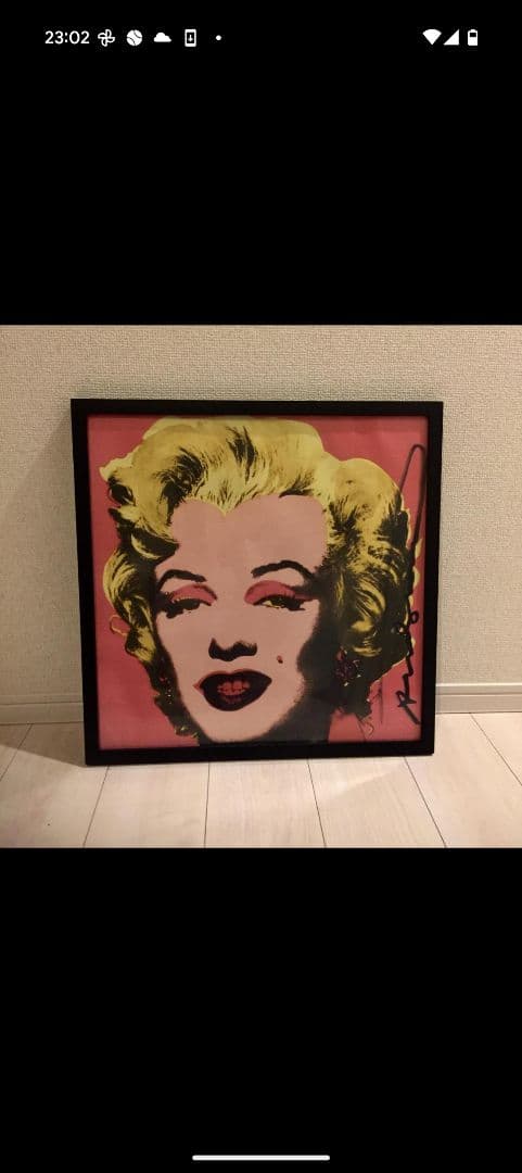 【送料無料】520×520　アンディ・ウォーホル好き必見　パネルアート