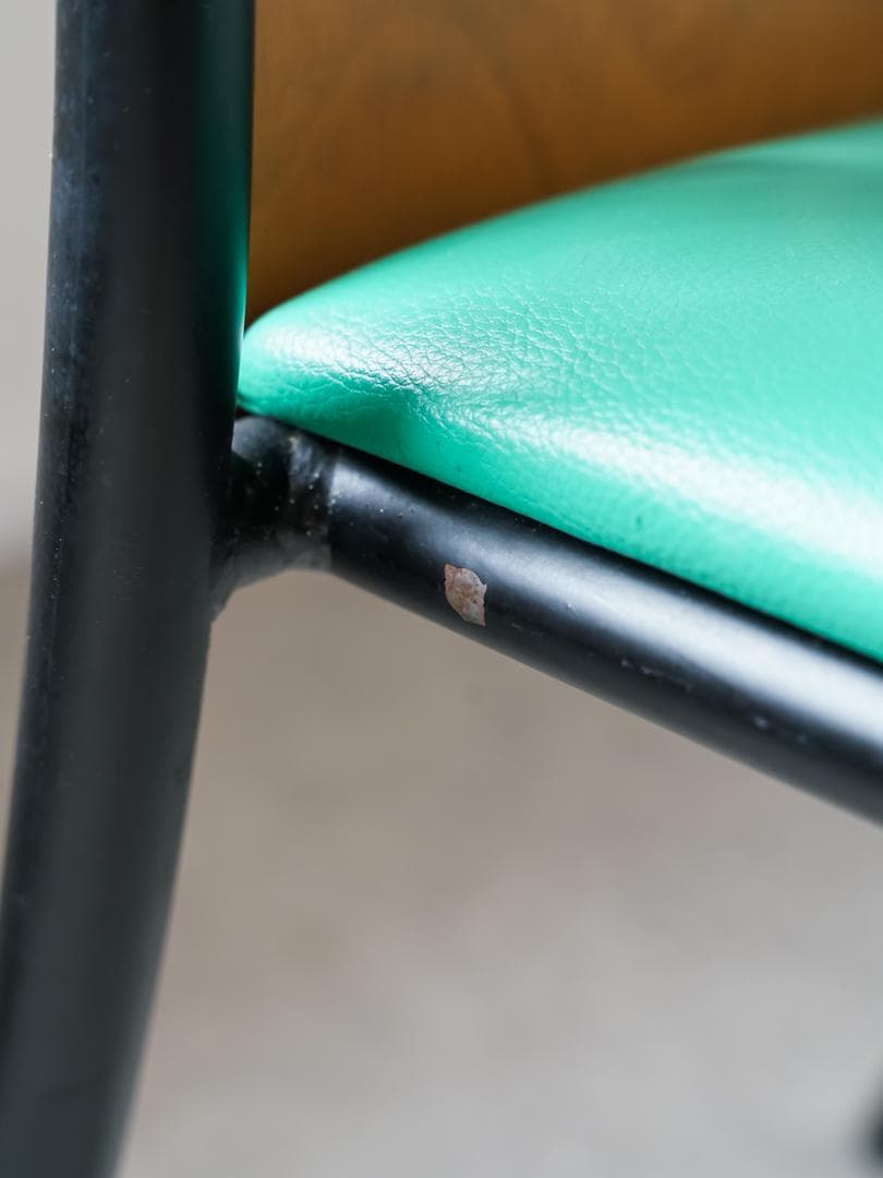 廃盤 \"CRES\" vintage チェア 2脚 レトロ ポストモダン