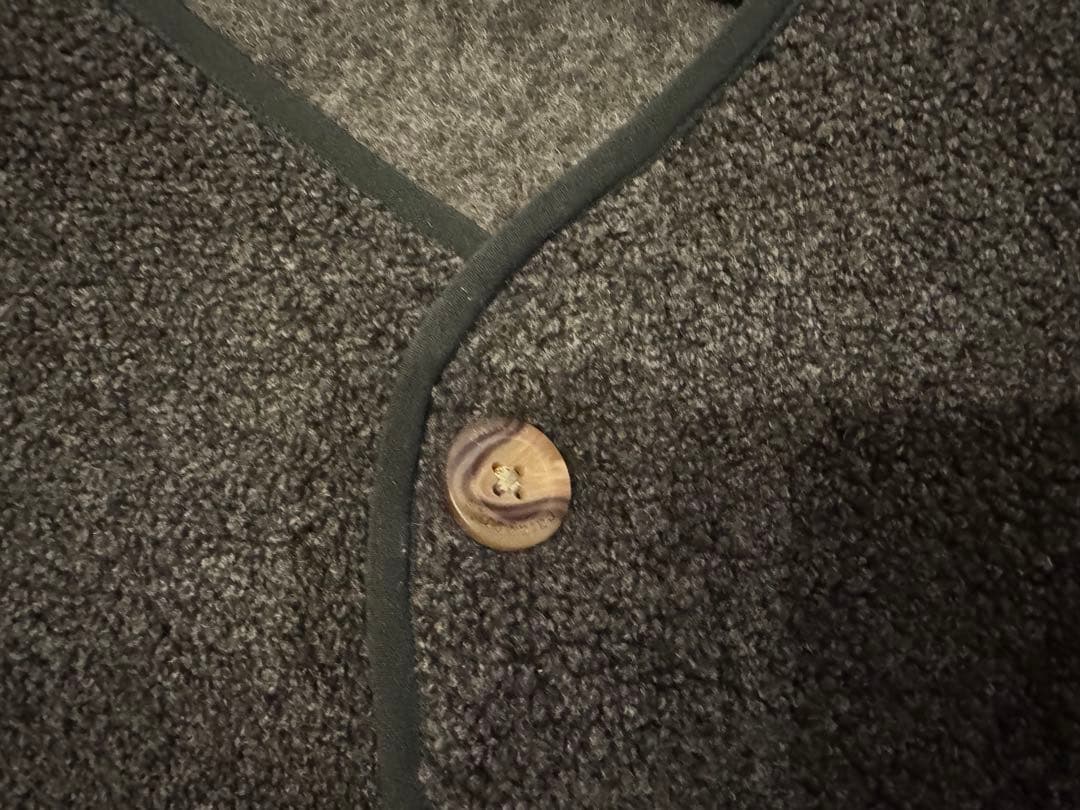 パタゴニア メンズ リクレイムド フリース カーディガン ブラック XL