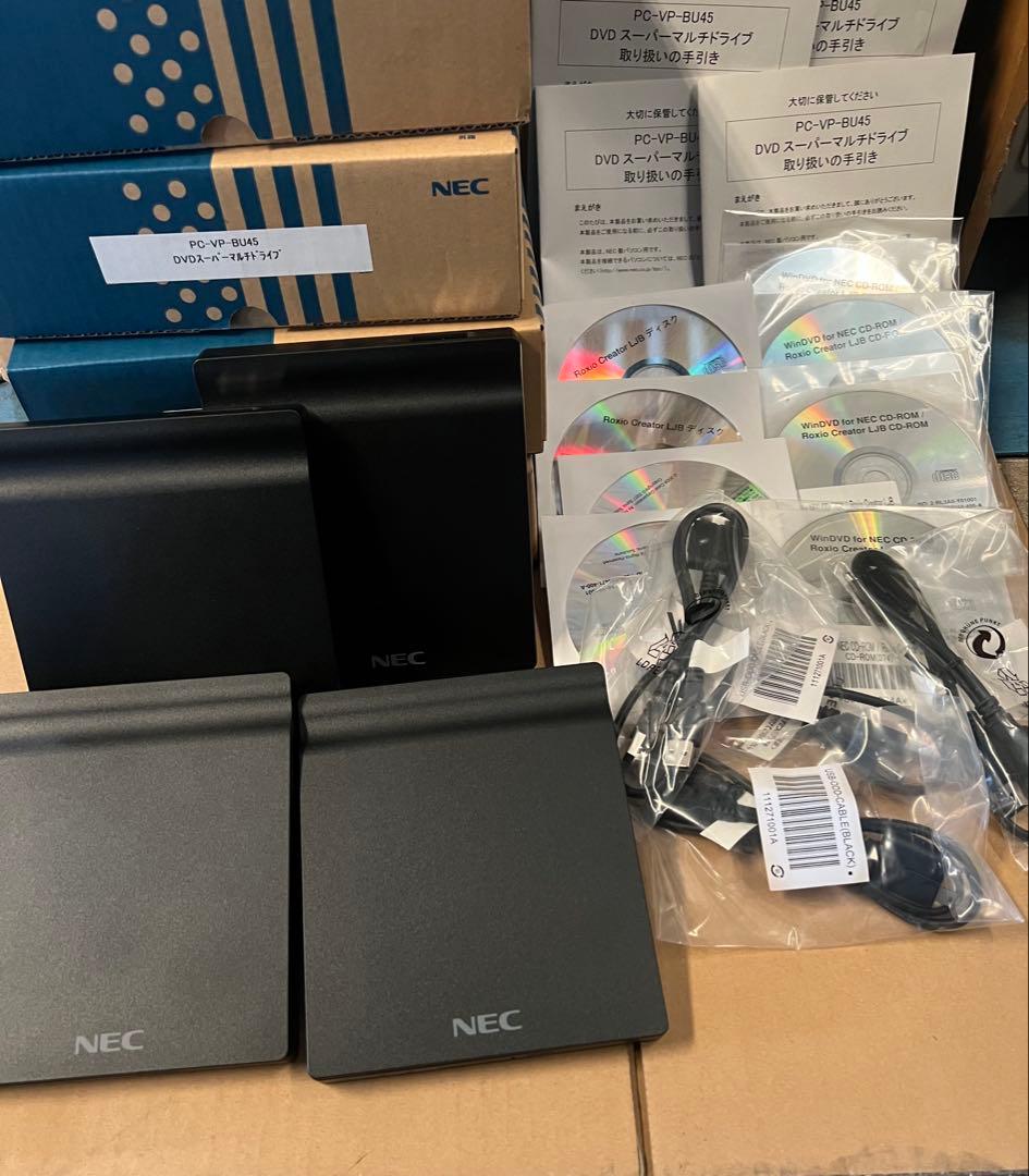 NEC DVDスーパーマルチドライブ PC-VP-BU45 4台セット