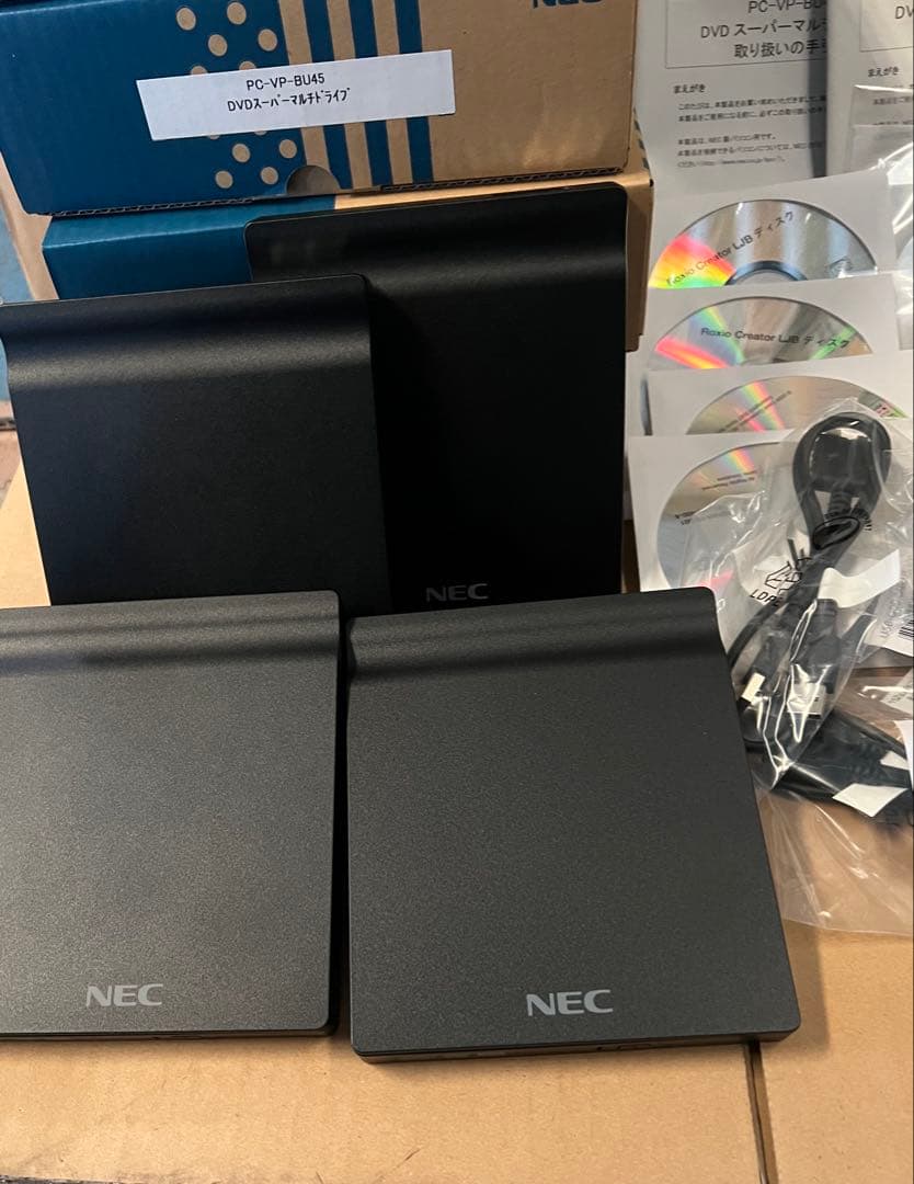 NEC DVDスーパーマルチドライブ PC-VP-BU45 4台セット