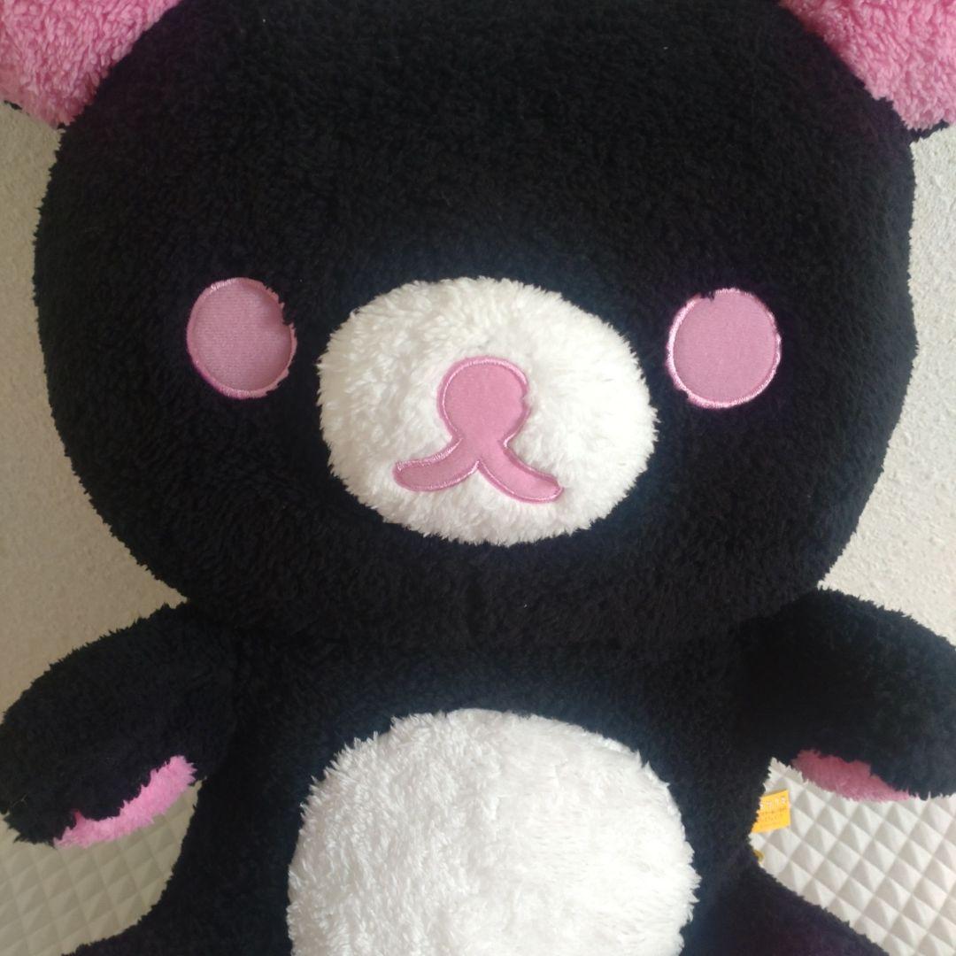 リラックマ ブラックカラーぬいぐるみXL プレミアム ピンク 全1種