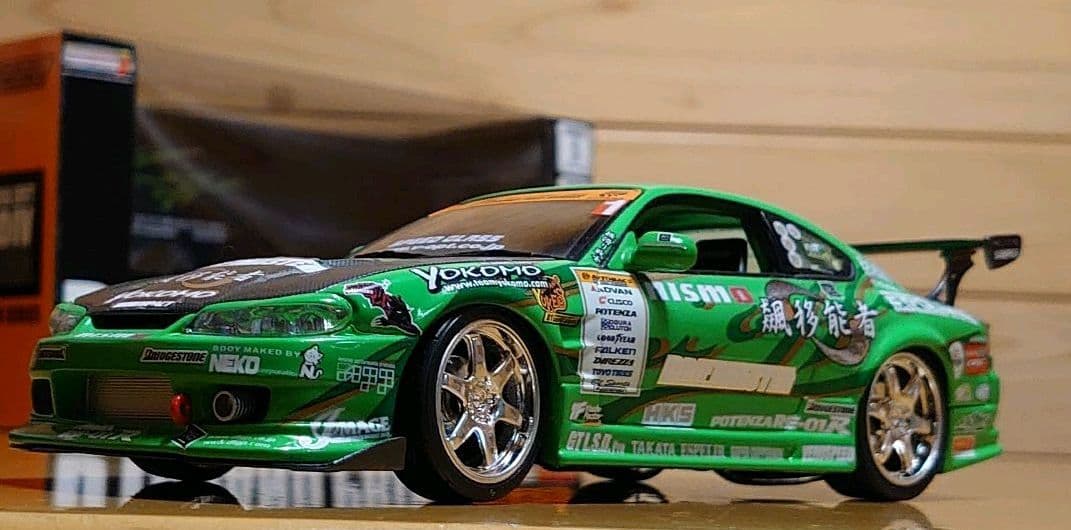 ホットワークス 1/24 D1シリーズ 圭オフィス S15 シルビア中古品