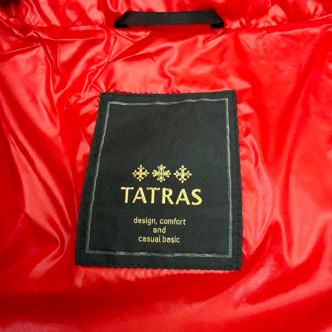訳あり】TATRAS ダウンコート04x 大きいサイズ レッド 赤