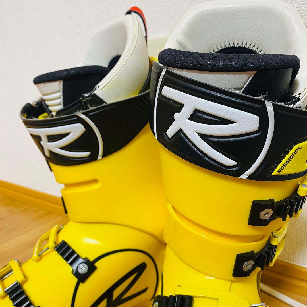 美品✨ROSSIGNOL WORLD CUP スキー ブーツ イエローDEMO - メルカリ