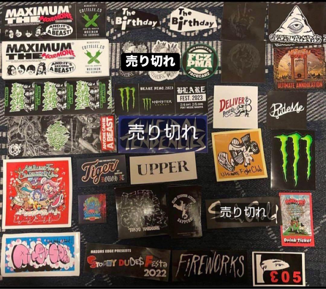 1/14 更新 バラ売り バンド ステッカー　ミュージシャン