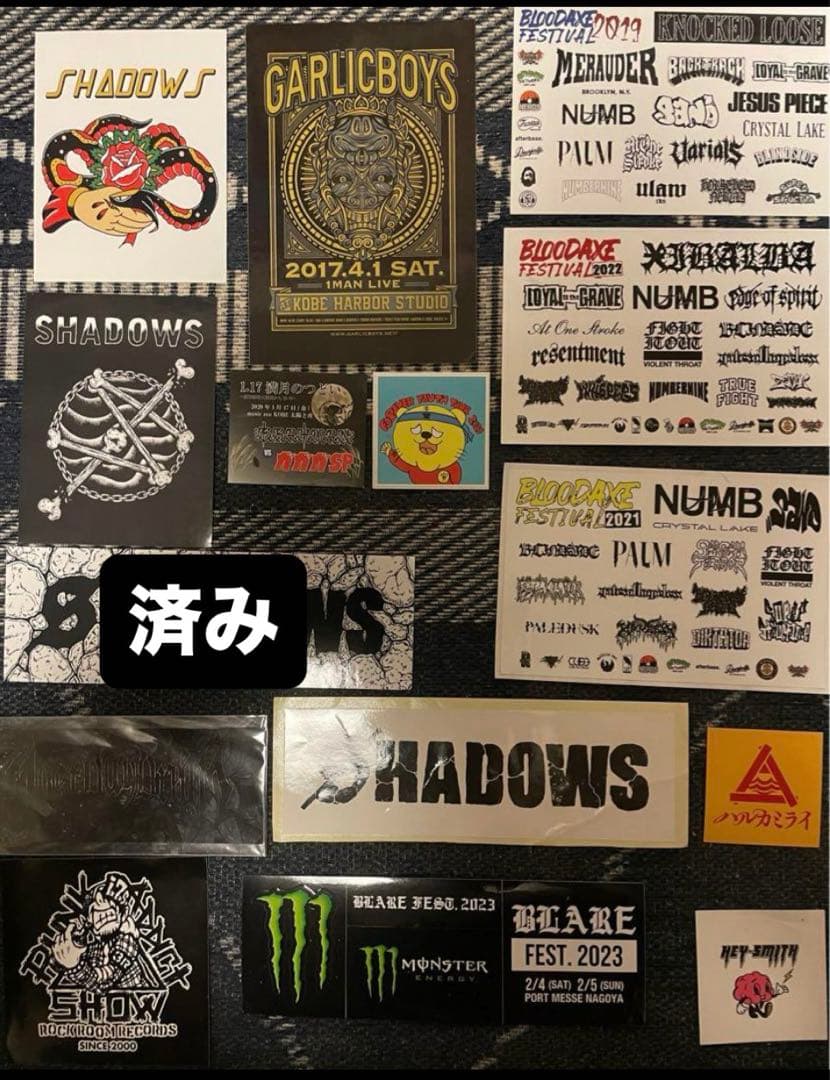 1/14 更新 バラ売り バンド ステッカー　ミュージシャン