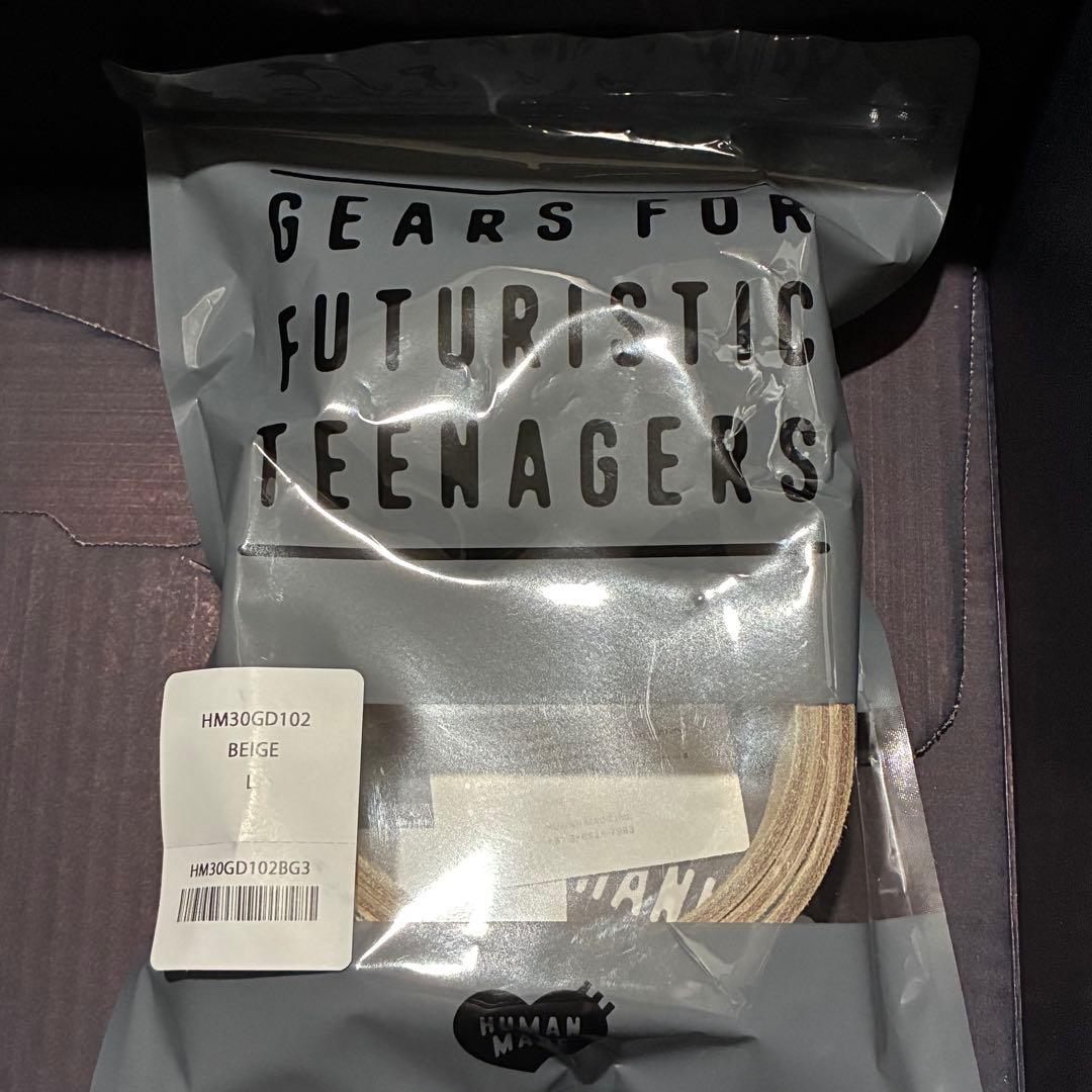 新品Ｌ／HUMAN MADE Leather Belt \"Beige\" ベルト