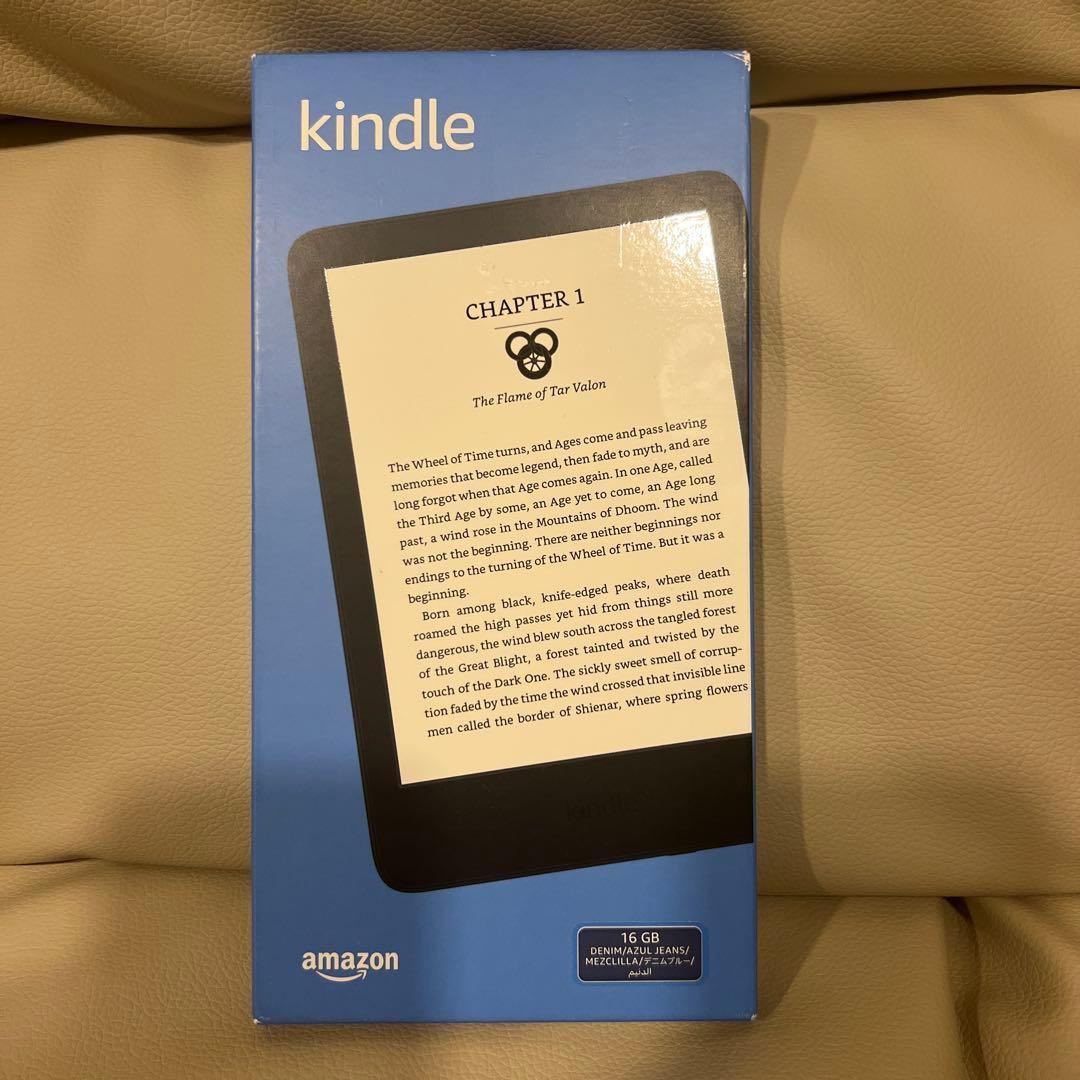 【新品未開封】Kindle 第11世代 デニムブルー 16GB Kindle無印（第11世代-2022年発売）レビュー！大幅進化を遂げた
