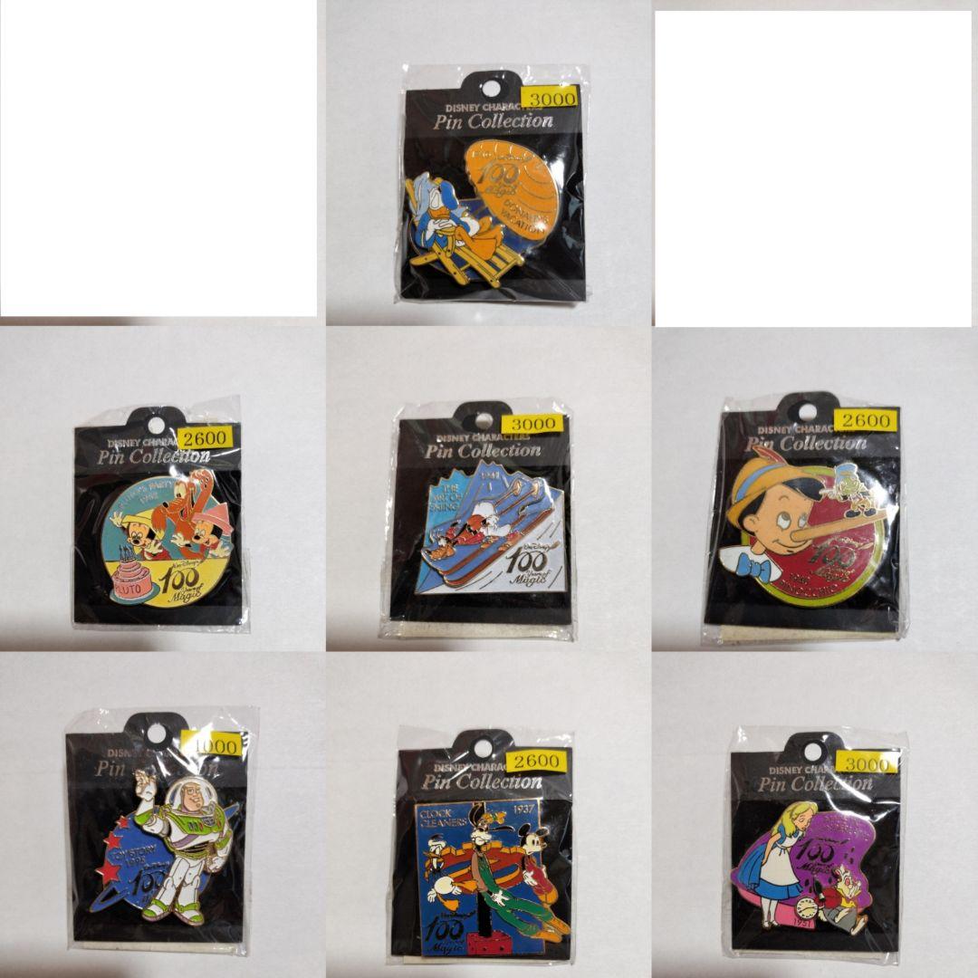 ディズニー　ピンバッジ　100周年　ウォルト