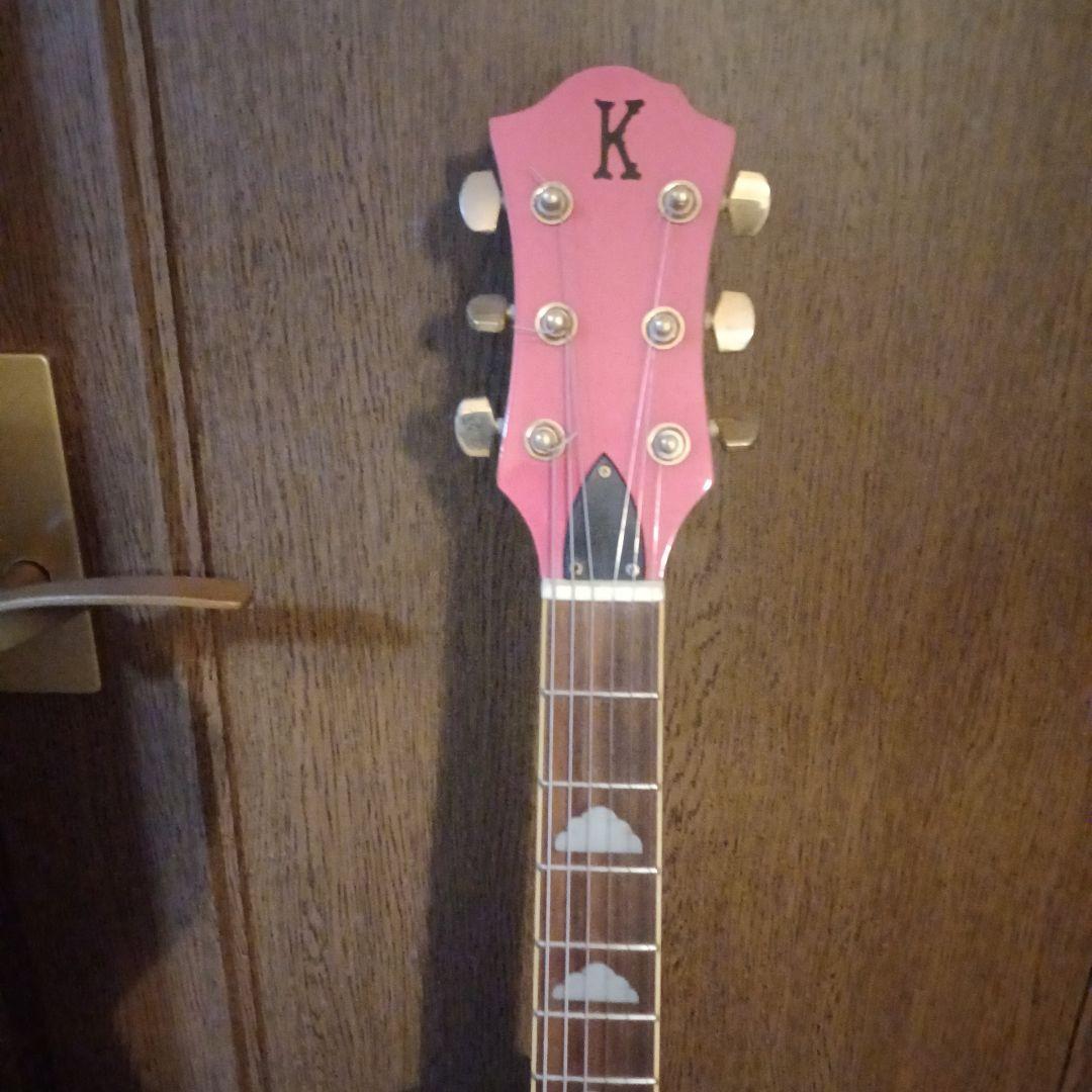 美品:モッキンバードピンクエレキギター　XJAPAN hide♡ソフトケース付き