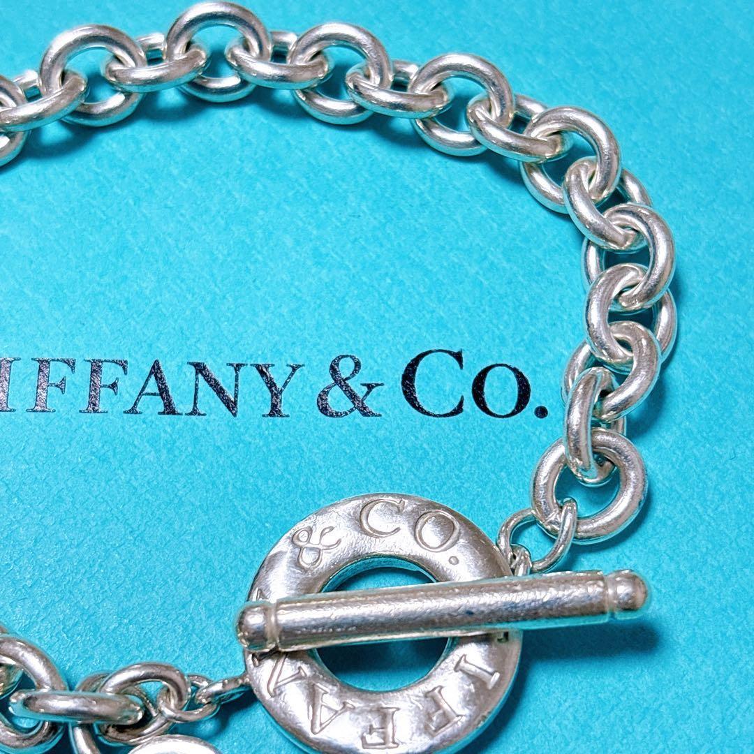 【美品】20.1cm ティファニー トグル ハートタグ ブレスレット SV925