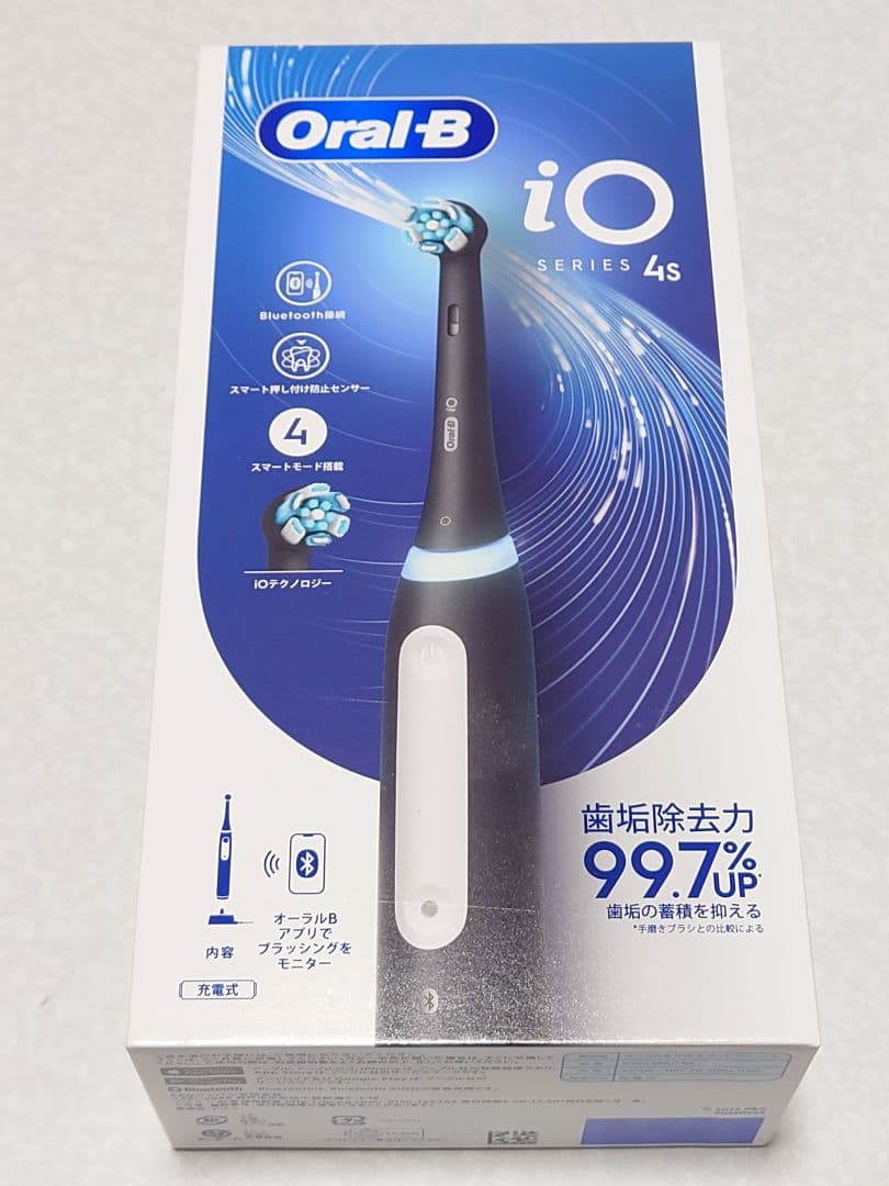 Oral-B iO Series 4s 電動歯ブラシ Amazon.co.jp: ブラウン 電動歯ブラシ オーラルB iO4S iOG41B60BK