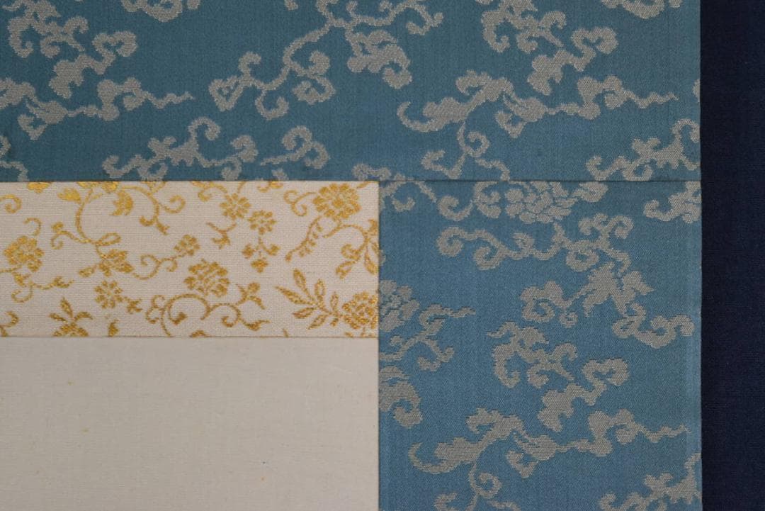 【真作】隆/鴛図/おしどり/掛軸/名家伝来/AA-916