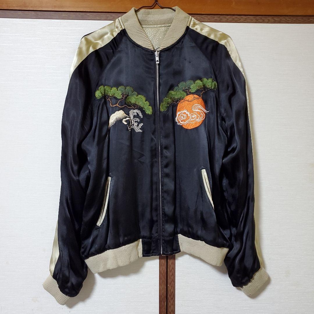 スカジャン　リバーシブル　スクリプト　花旅楽団 鳳凰刺繍スカジャン リバーシブル 花旅楽団 SCRIPT メンズ レディース