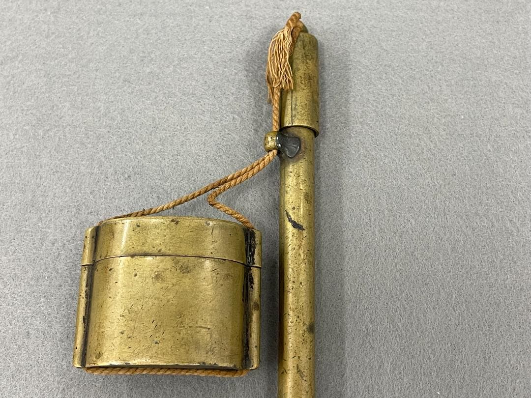 印籠型矢立真鍮