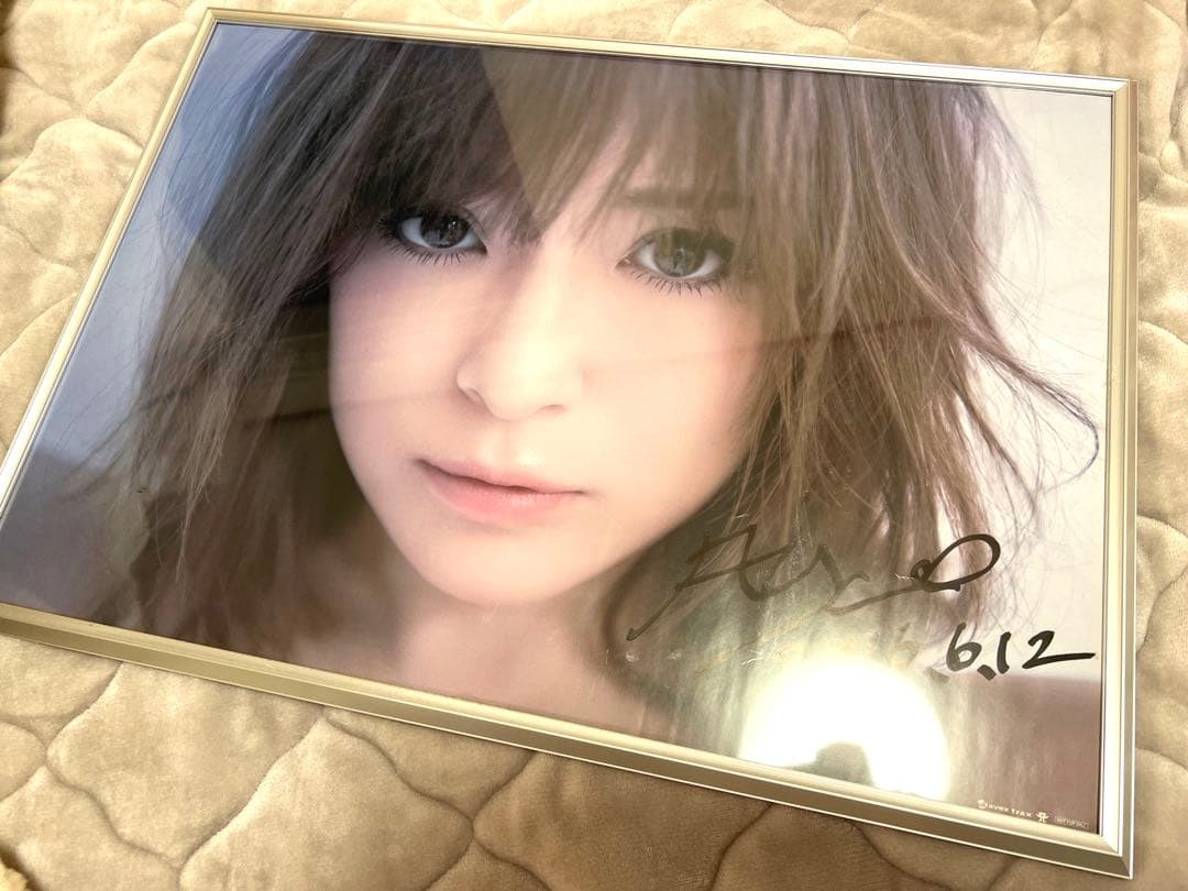 ☆浜崎あゆみ MADE IN JAPAN 6/12 直筆サインポスター - メルカリ