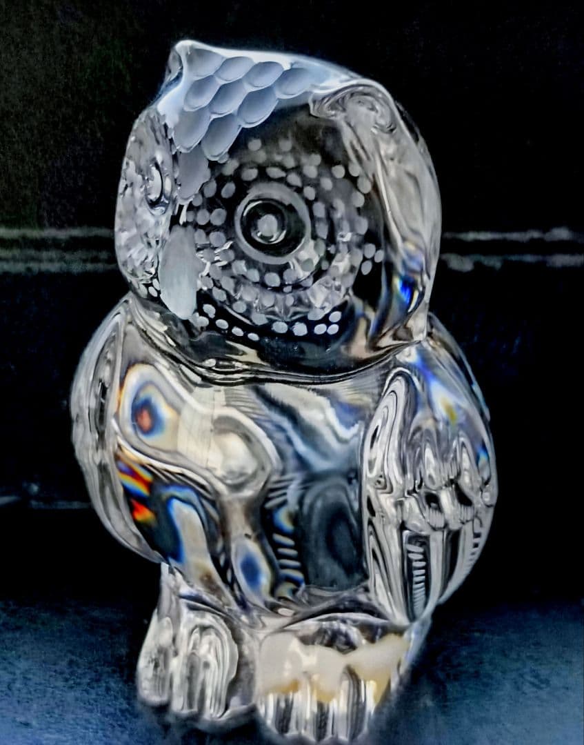 希少品]マイセン クリスタル フクロウ 置物 - メルカリ