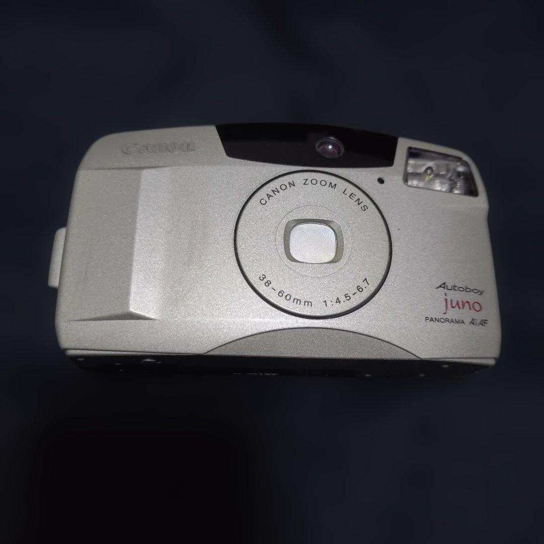 Canon フィルムカメラ Autoboy juno リチウム電池CR123A付 - メルカリ