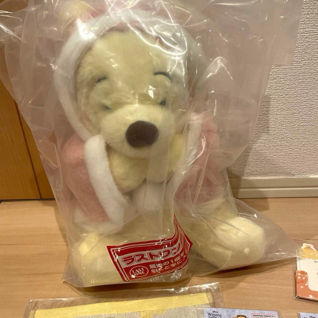 プーさん　1番くじ ぷーさん　一番くじ　くじ　ラストワン　ぬいぐるみ　6点　新品