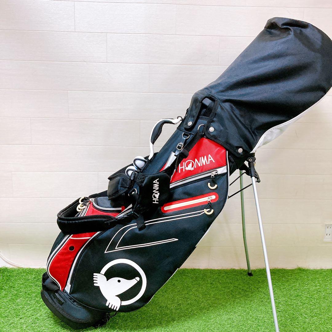 ホンマ　スタンド式　キャディーバッグ　ゴルフクラブケース　リュック式　軽量 HONMA GOLF（本間ゴルフ） サンマウンテン ライトスタンドバッグ 9