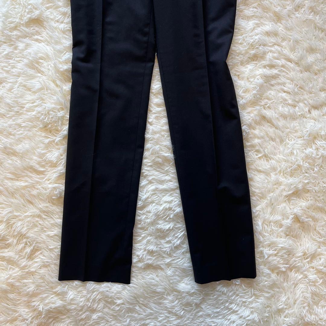 美品 グリーンレーベルリラクシング 黒 ビジネススーツ パンツスーツ