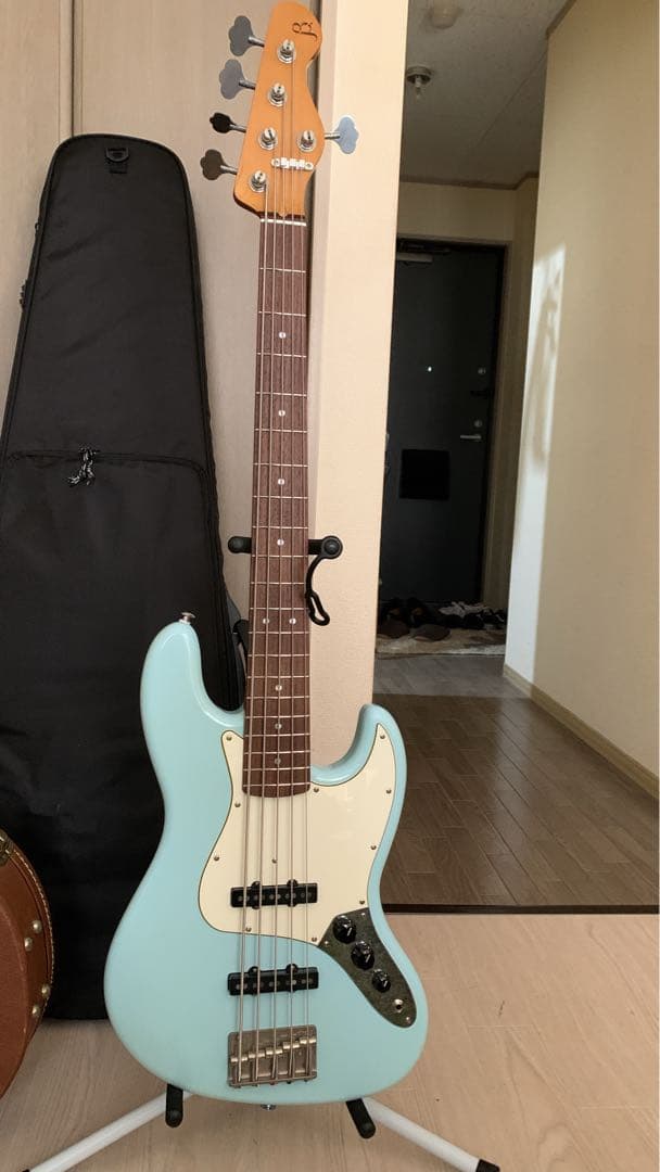 ベース BLACK SMOKER BetaJ5Trad Master SonicBlue Black Smoker Guitar TRAD MASTER SERIES BETA-P5C Sonic Blue Light Aged