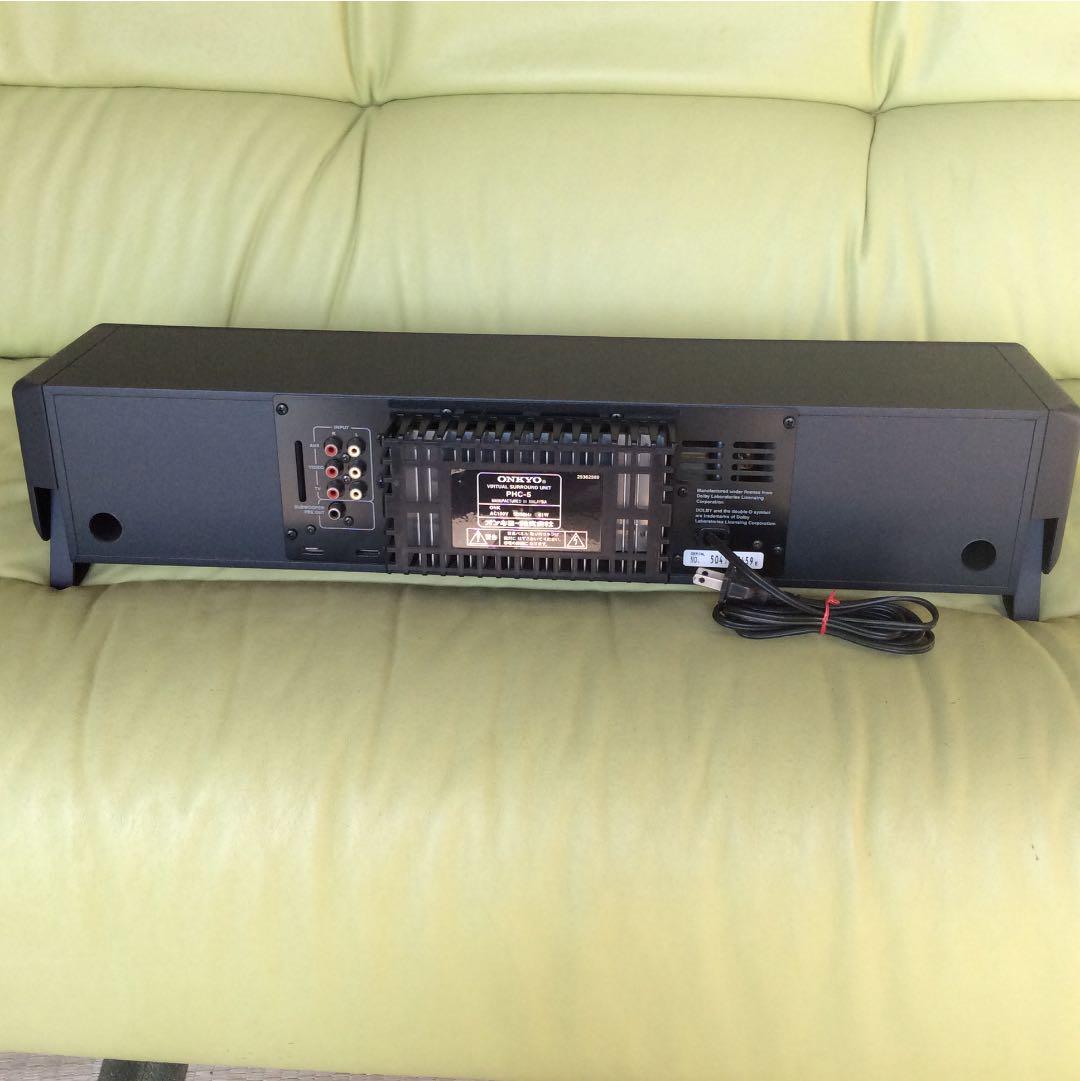ONKYO VIRTUAL SURROUND UNIT PHC-5リモコン取説付 - メルカリ